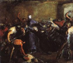 Jean - Baptiste Carpeaux Monseigneur Darboy in His Prison ( Archbishop Shot by Commune, May 24, 1871 ) china oil painting image